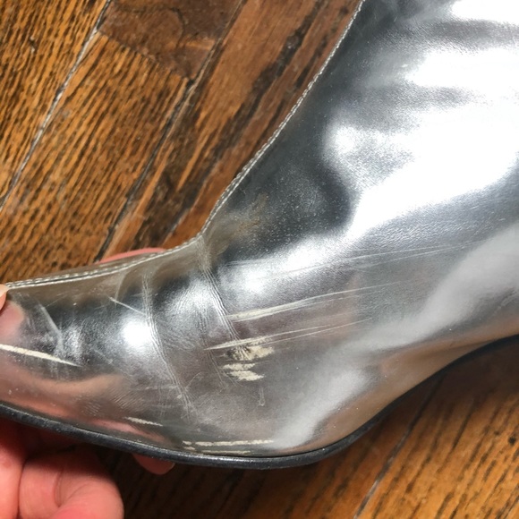 Silver ankle boots - Picture 6 of 9